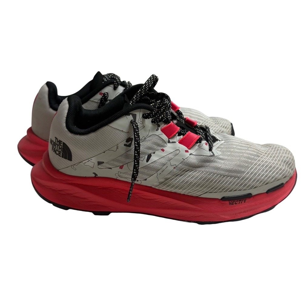 The North Face Vectiv Enduris Trail Running Shoes Grey Pink NF0A5G3M Womens 9